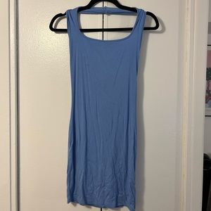 Blue Halter Dress